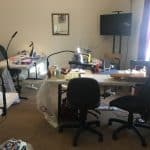 The sewing room