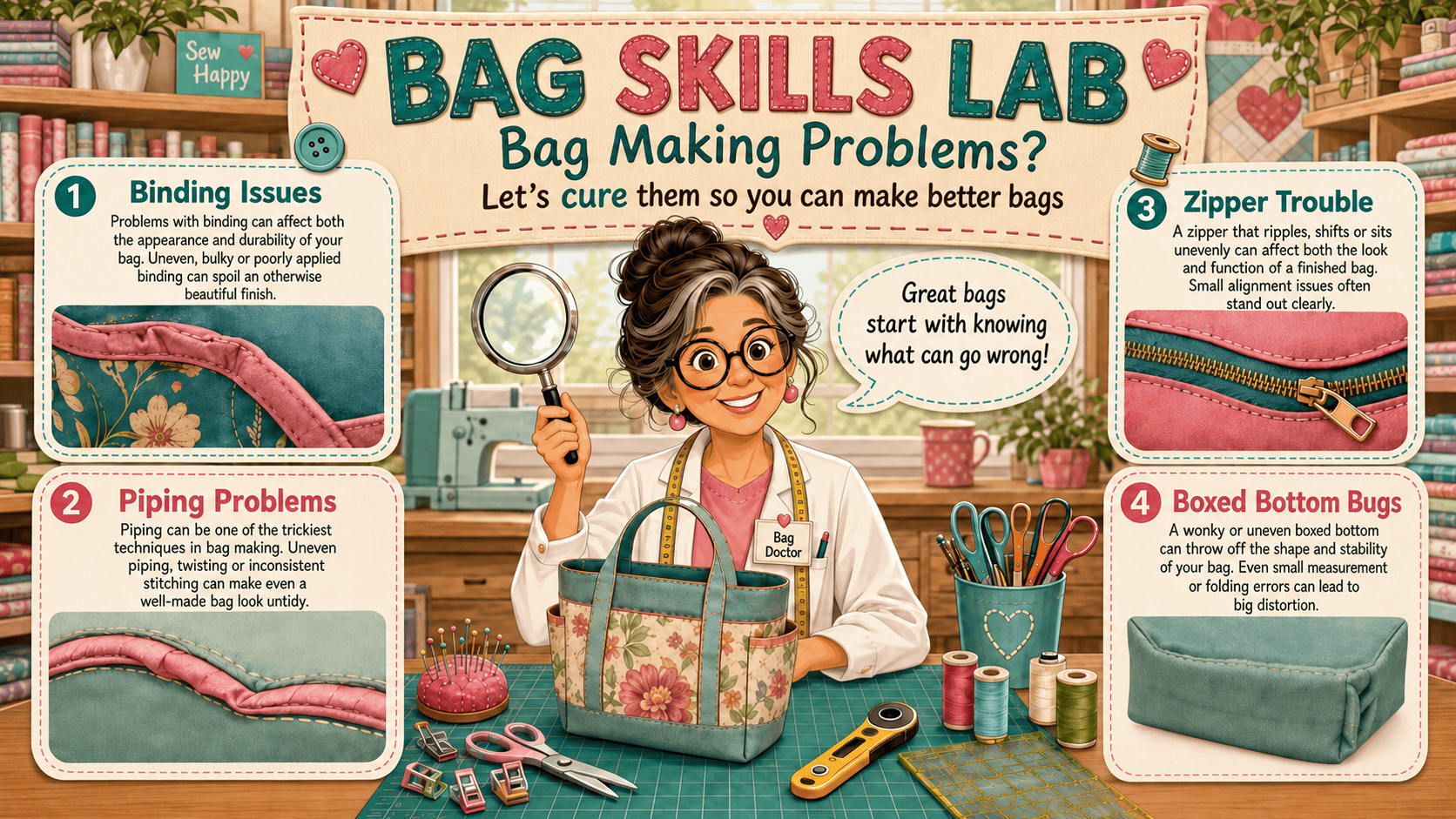 A bag skills lab infopic